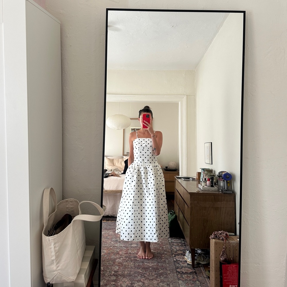 French connection polkadot dress